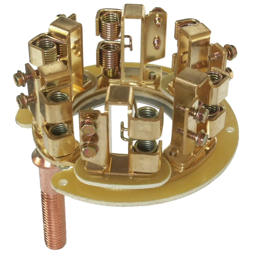 Brush holder plate