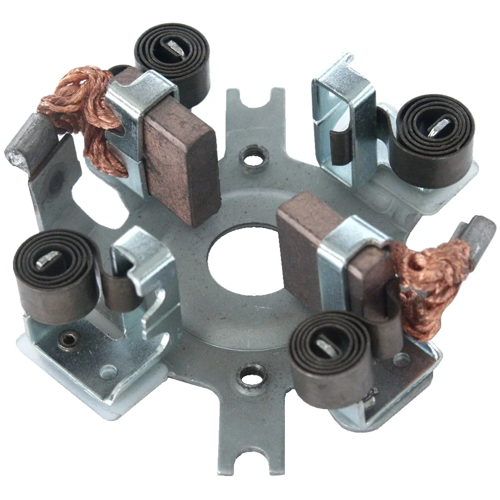 Brush holder plate