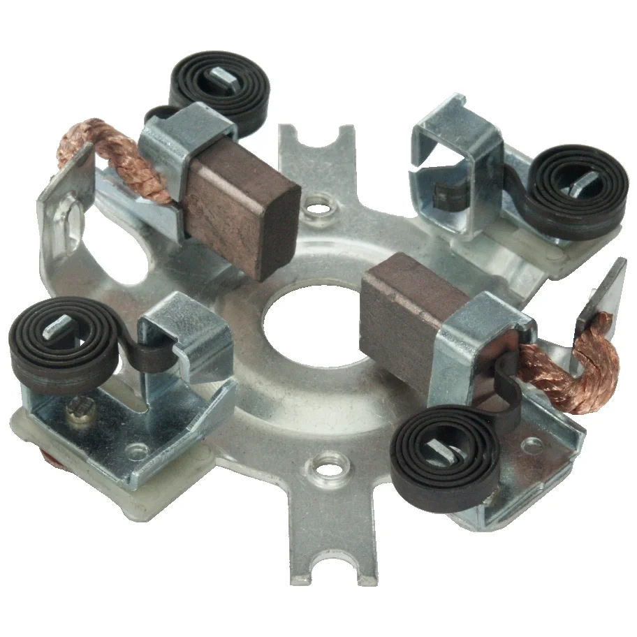Brush holder plate