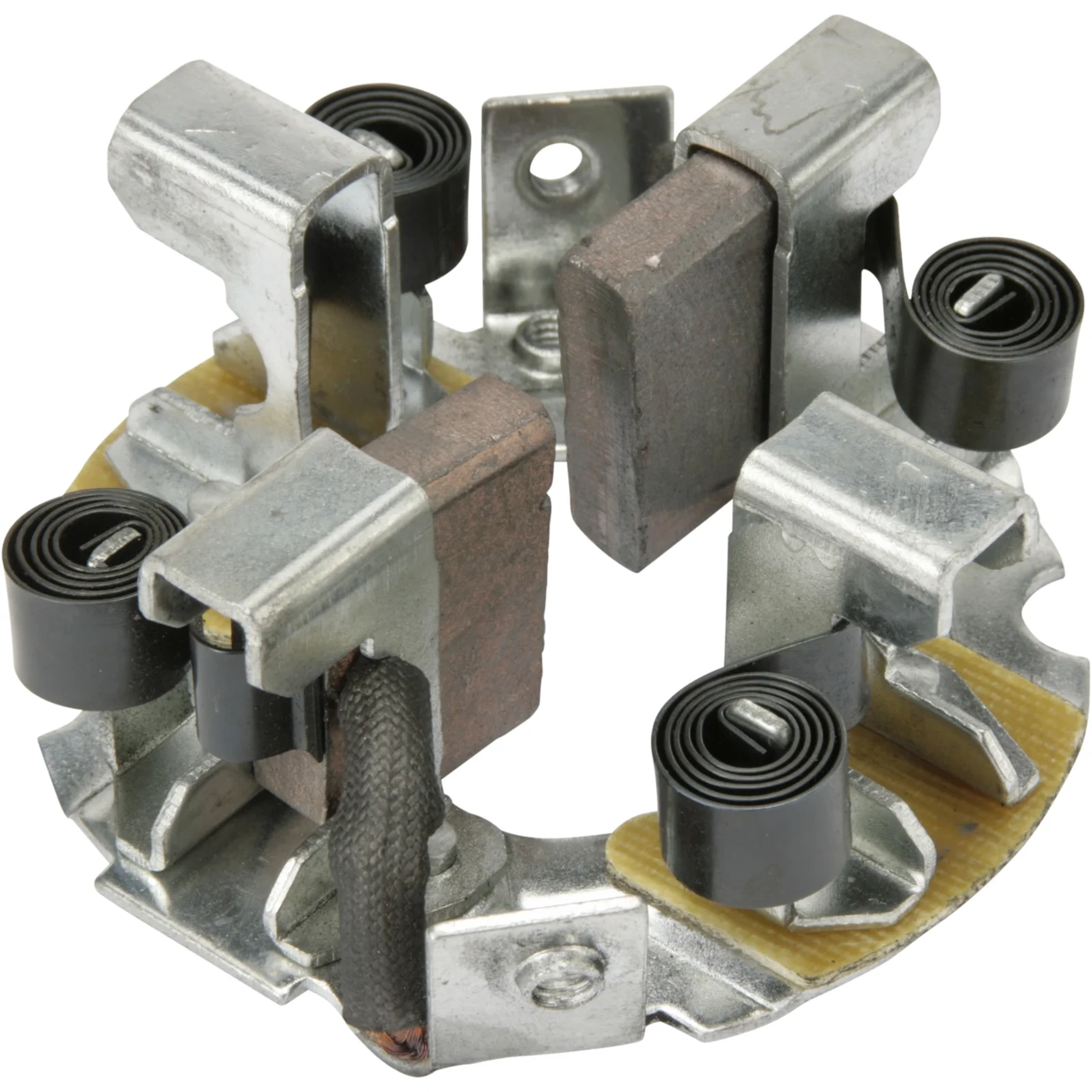 Brush holder plate