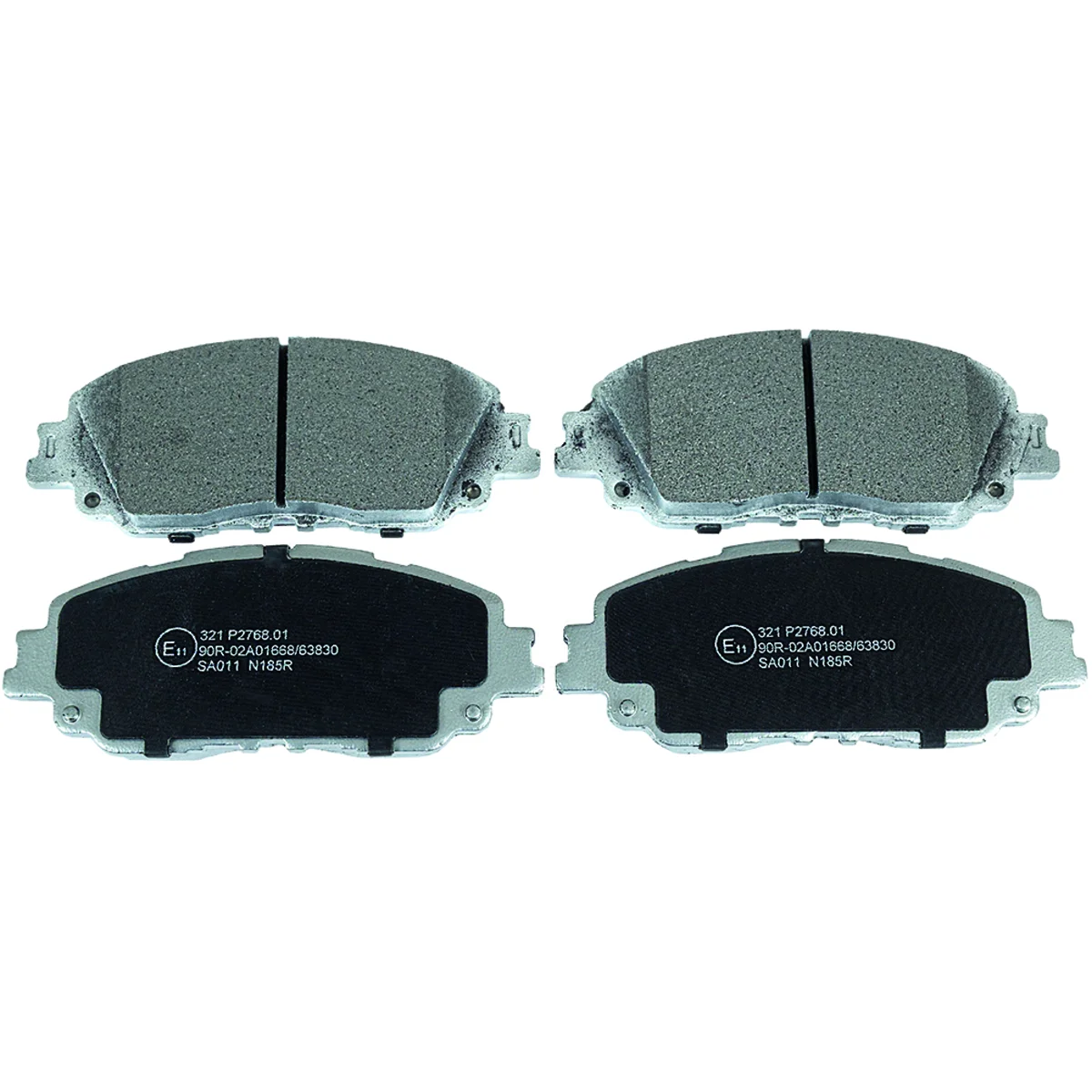 Brake pads set, front axle