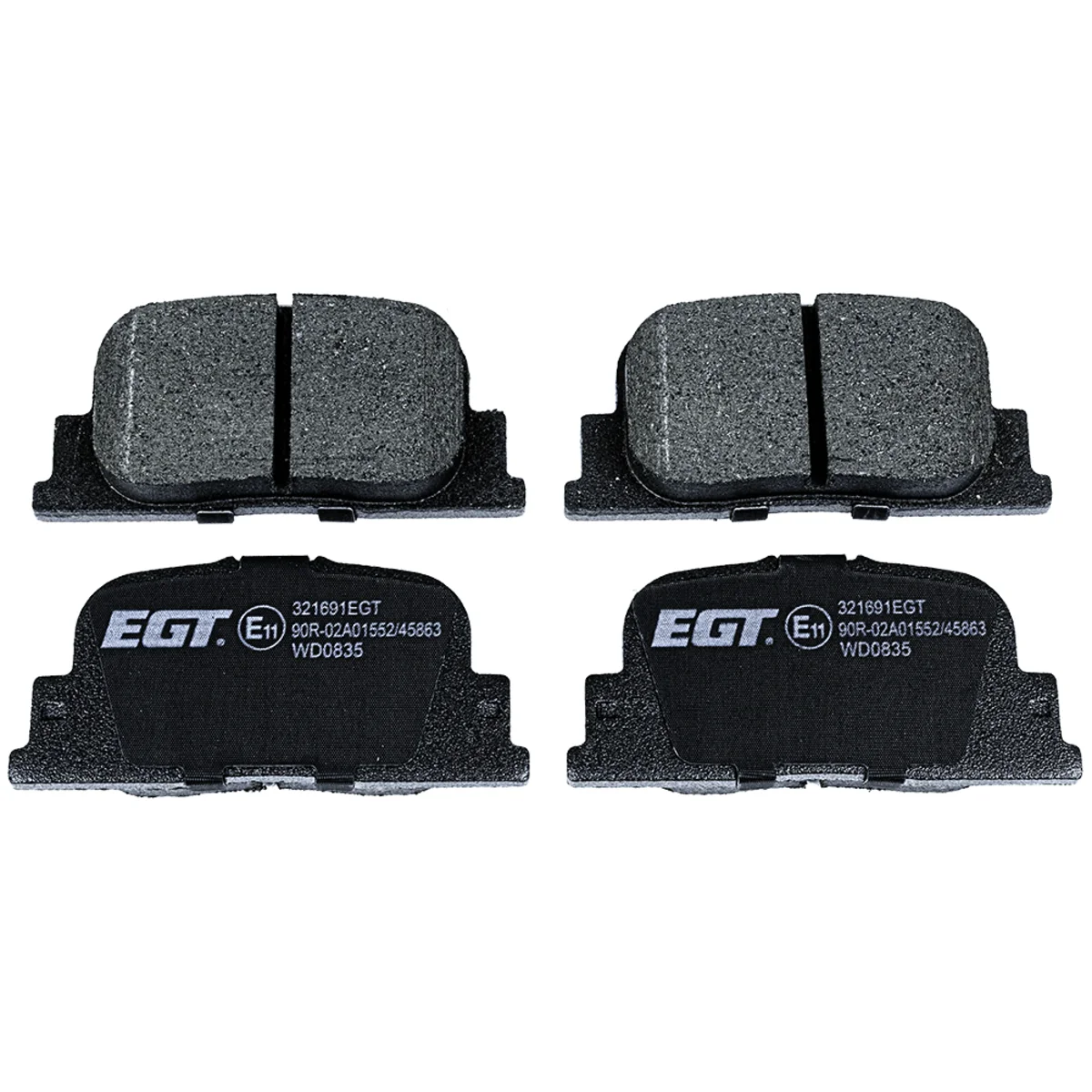 Brake pad kit, Rear axle