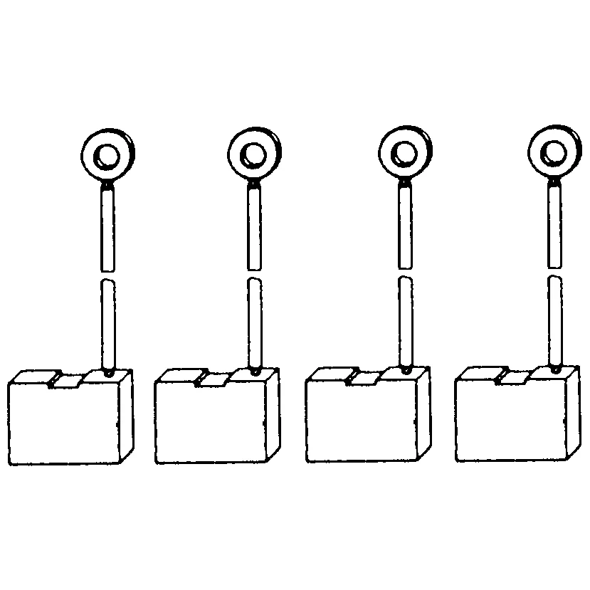Carbon brush set 5.5x25x19