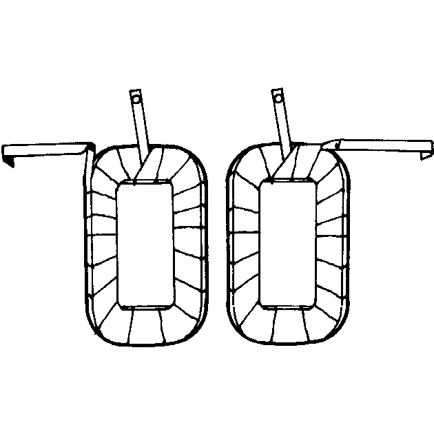 Field coil set 1921195/6, 6V