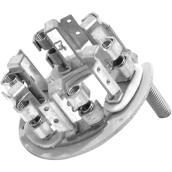 Brush holder plate 50MT, for 6 brushes