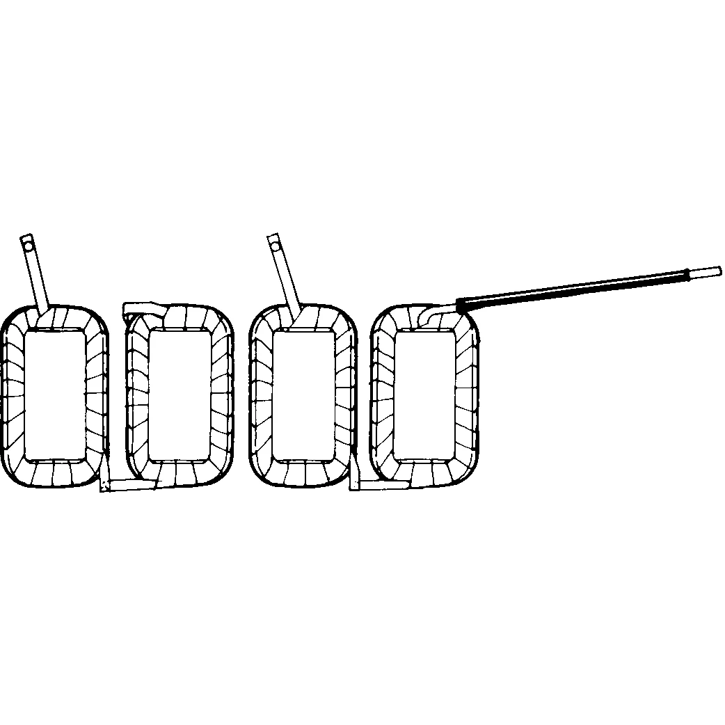 Field coil set Delco 6V