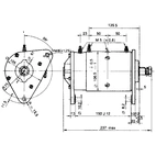 Dynastart 11A, Counterclockwise rotation