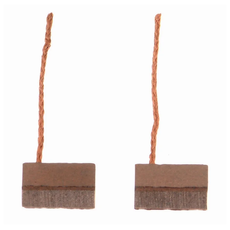 Carbon brush set, 6.3x6.3x12.7, Alternator.