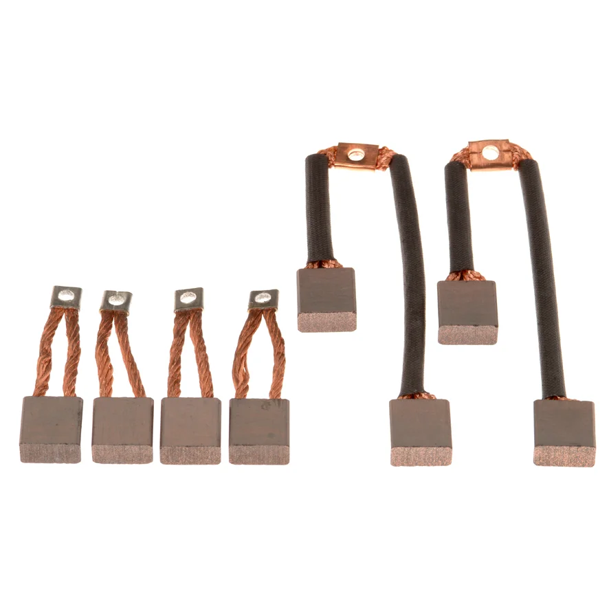 Carbon brush set, 9.5x19x19, (8) Starter motor
