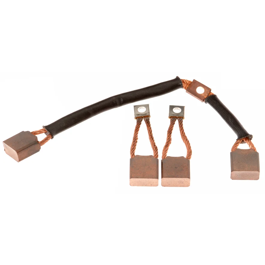 Carbon brush set, 9.5x19x19, (4) Starter motor
