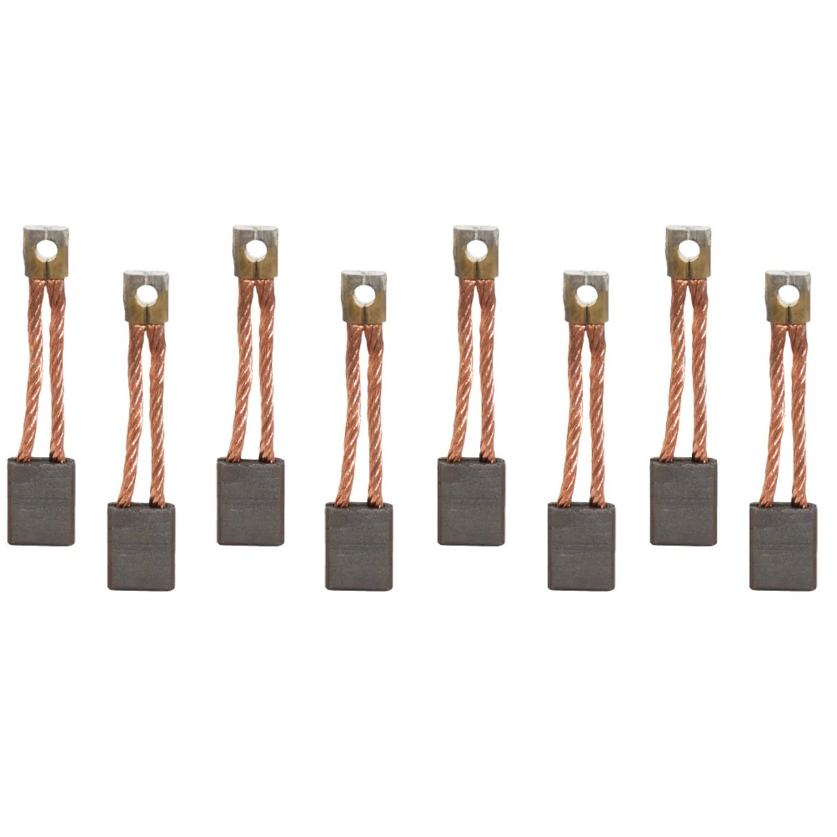Carbon brush set, 7x15x19, (8) starter motor