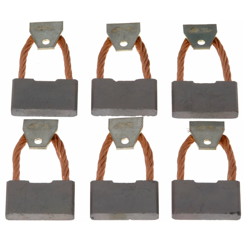 Carbon brush set, 8x38x20mm (6)