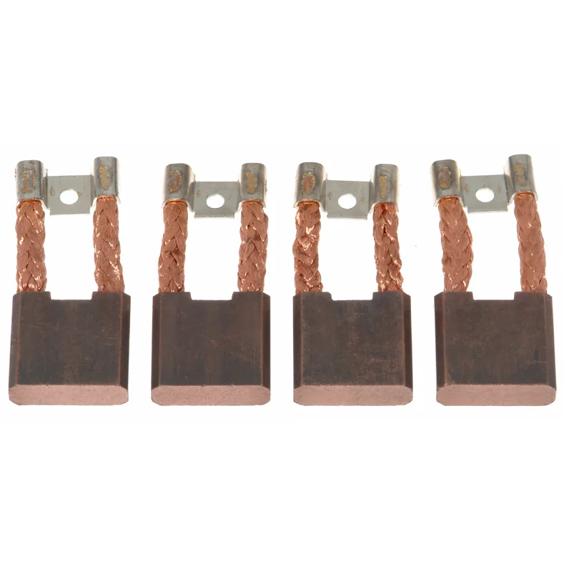 Carbon brush set, 9.5x28.5x27 (4 pcs), 12V