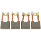 Carbon brush set, 9.5x28.5x27 (4 pcs), 12V