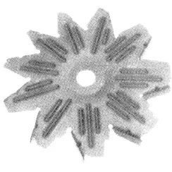 Fan blade 15.9x125, right>