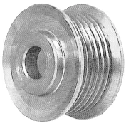 Pulley ND, 6 grooves 55x17mm