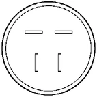 Repair plug regulator. 4 pins ND