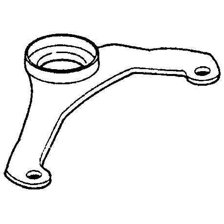 End cover bracket alternator.