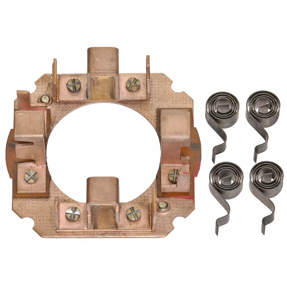 Brush holder plate + spring