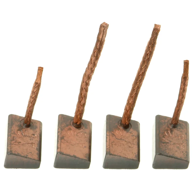 Carbon brush set, 3.9/6.4x10x15.5 mm