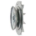 Pulley with fan