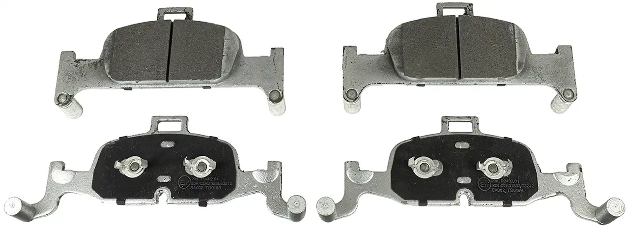 Brake pads set, front axle