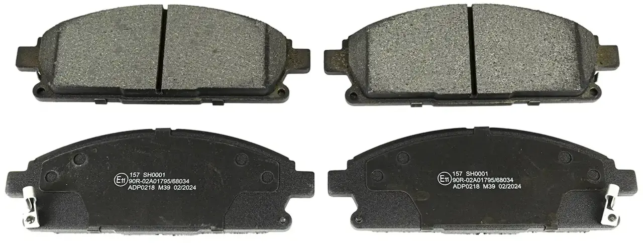 Brake pads set, front axle