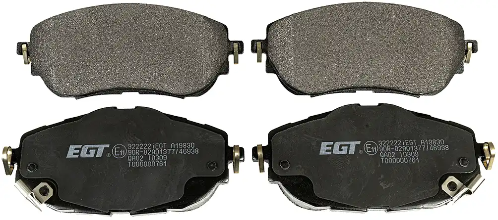 Brake pads set, front axle