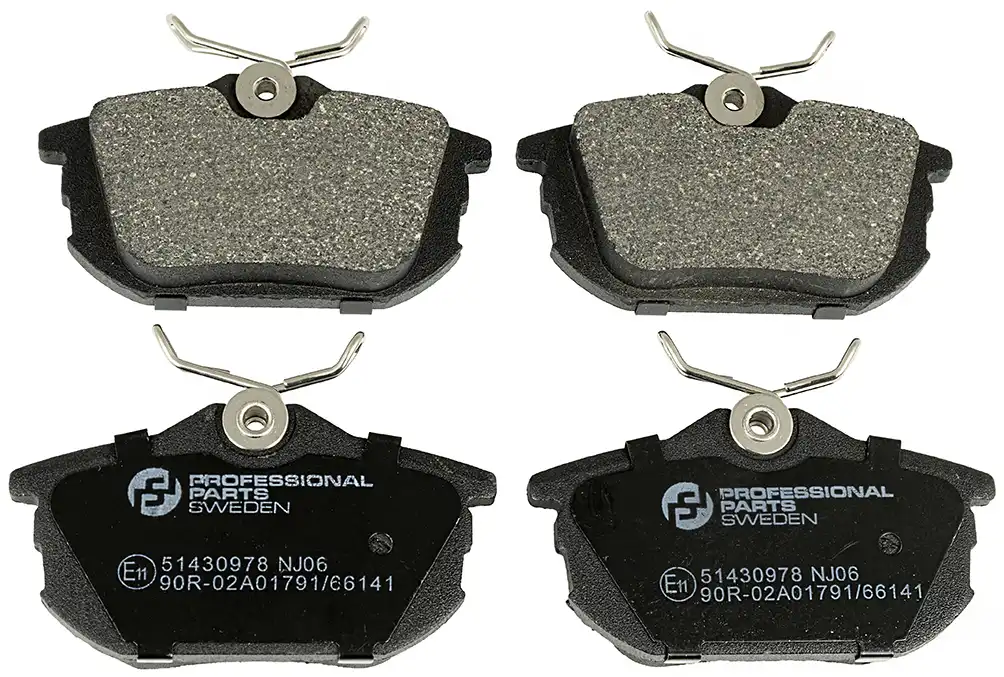 Brake pad kit, Rear axle