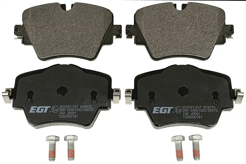 Brake pads set, front axle