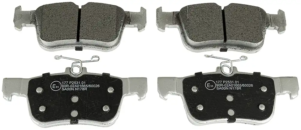 Brake pad kit, Rear axle