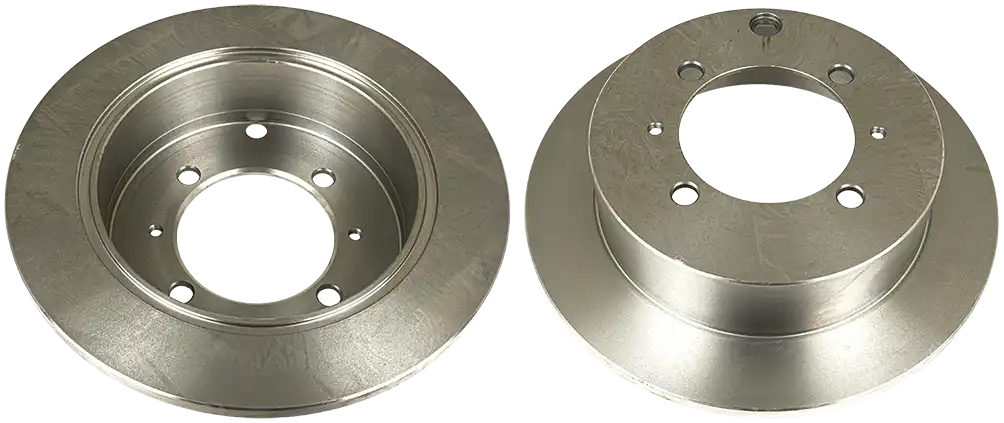 Rear axle brake disc, set of 2 pieces