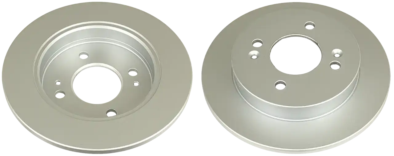 Rear axle brake disc, set of 2