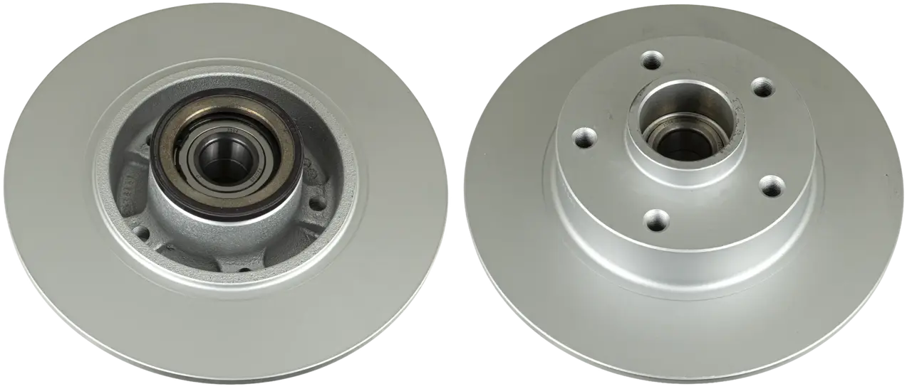Brake disc Rear axle, set 2 pieces