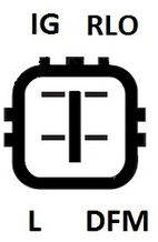 Alternator 12V-100A (2 batteries)