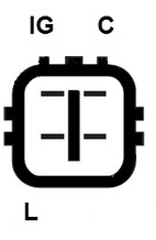 Alternator 12V-70A