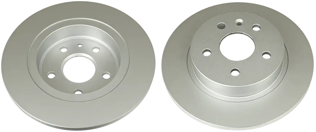 Rear axle brake disc, set of 2