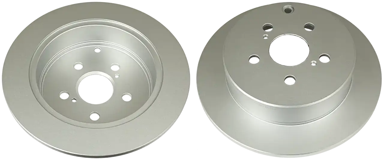 Brake disc rear axle set 2 pieces