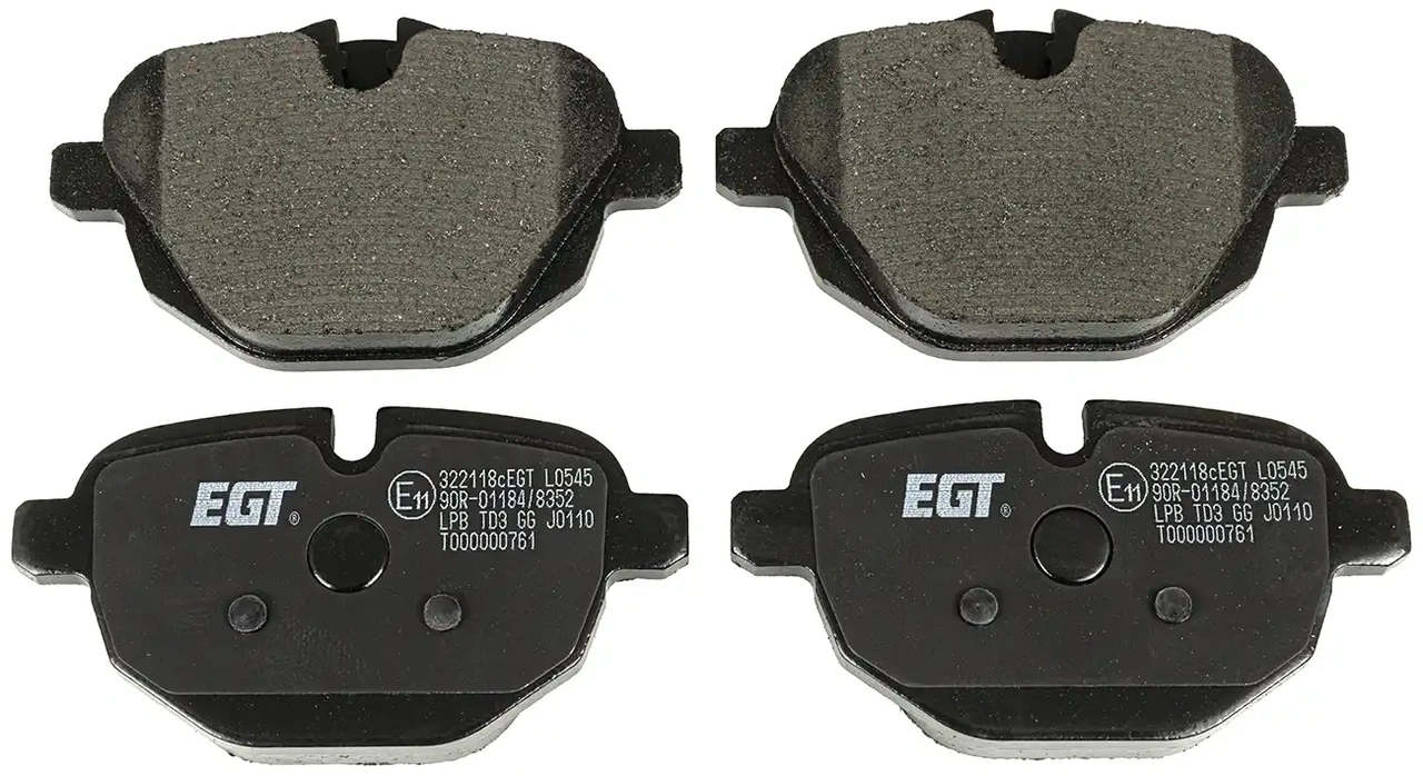 Brake pad kit, Rear axle