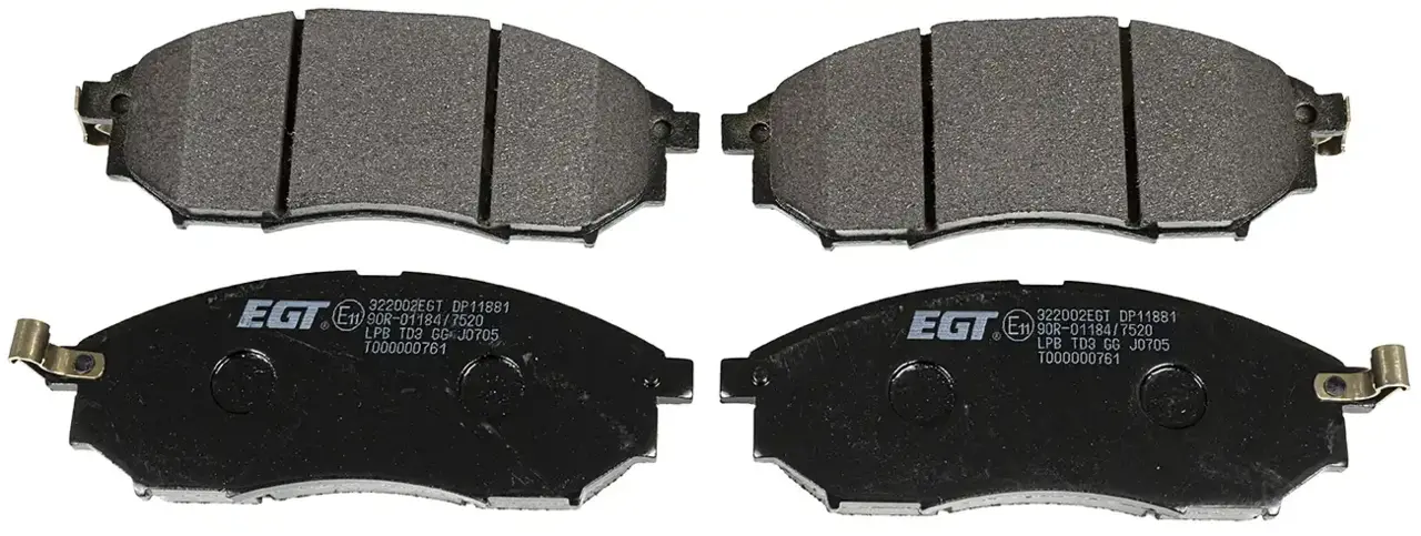 Brake pads set, front axle