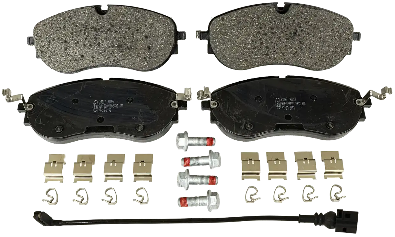 Brake pads set, front axle