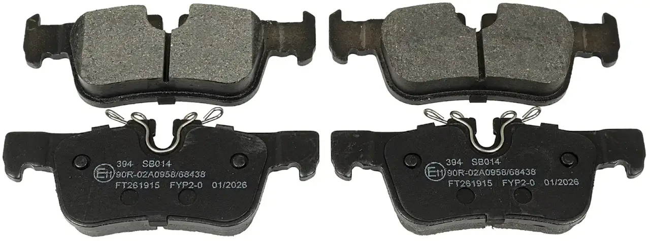 Brake pad kit, Rear axle