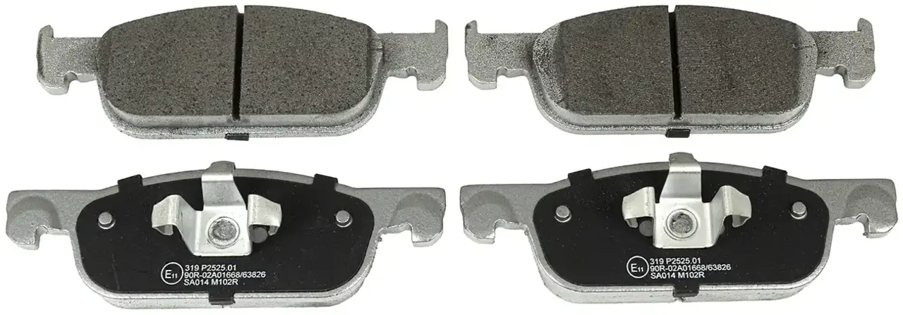 Brake pads set, front axle