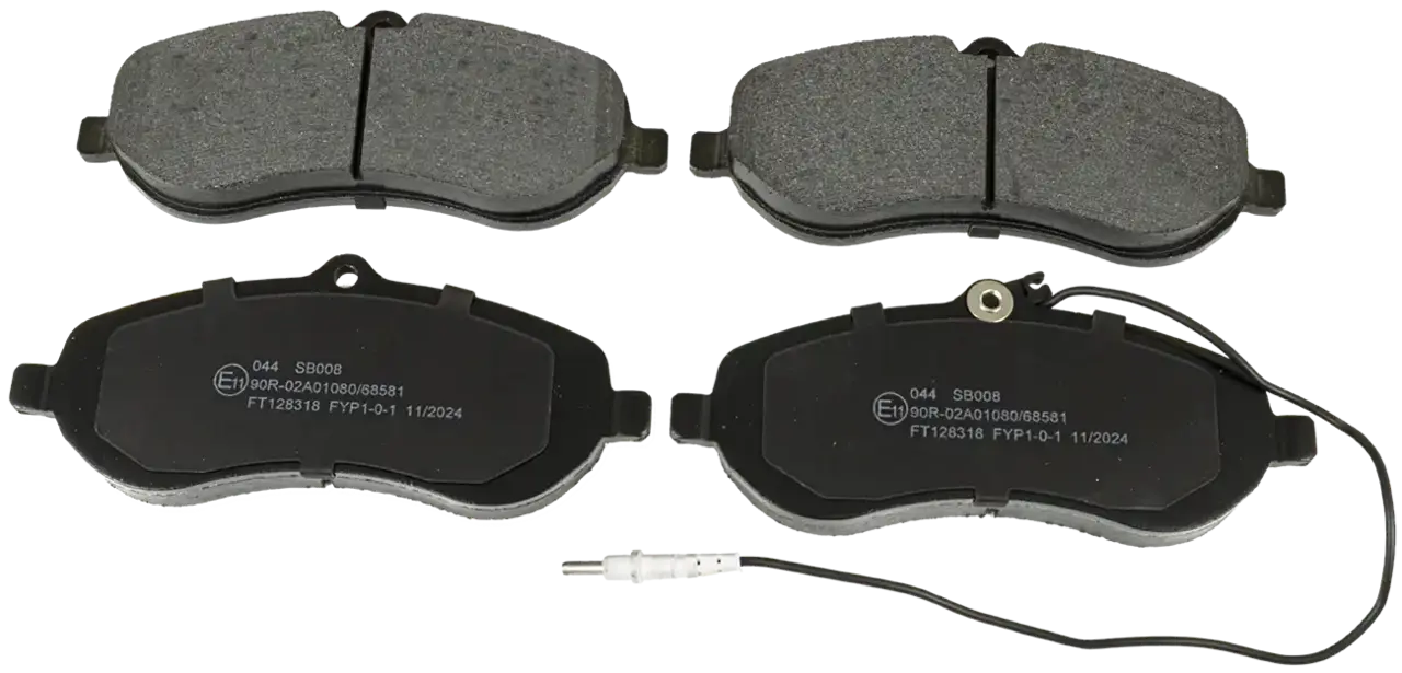 Brake pads set, front axle