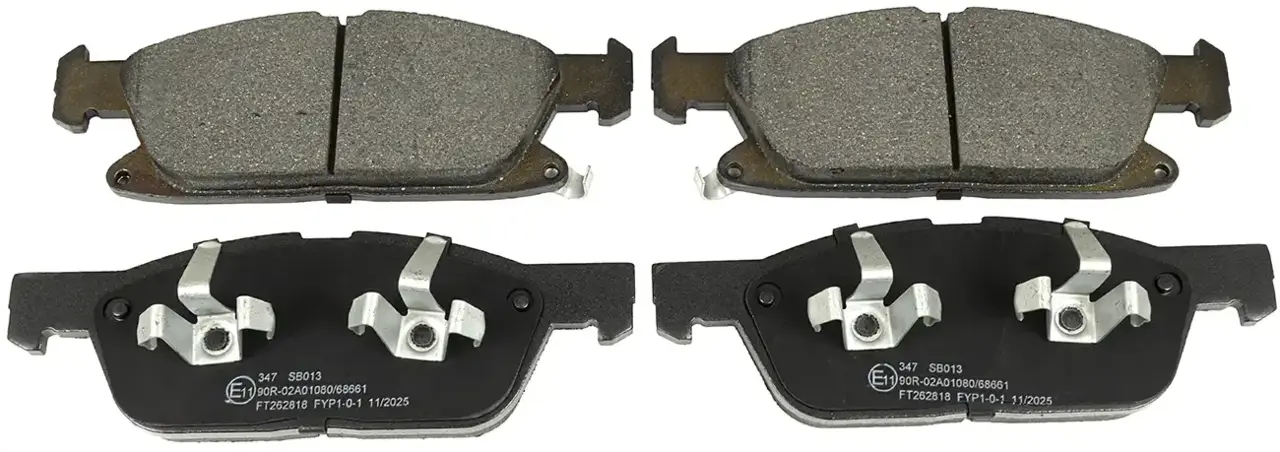 Brake pads set, front axle