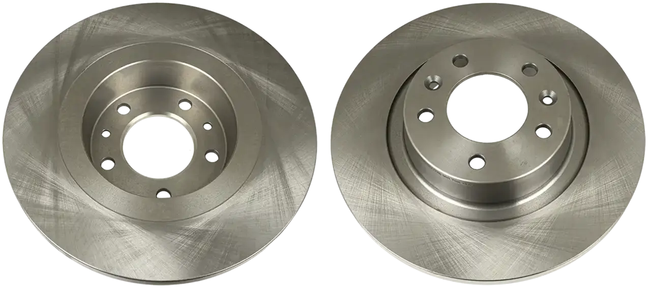 Rear axle brake disc, set of 2