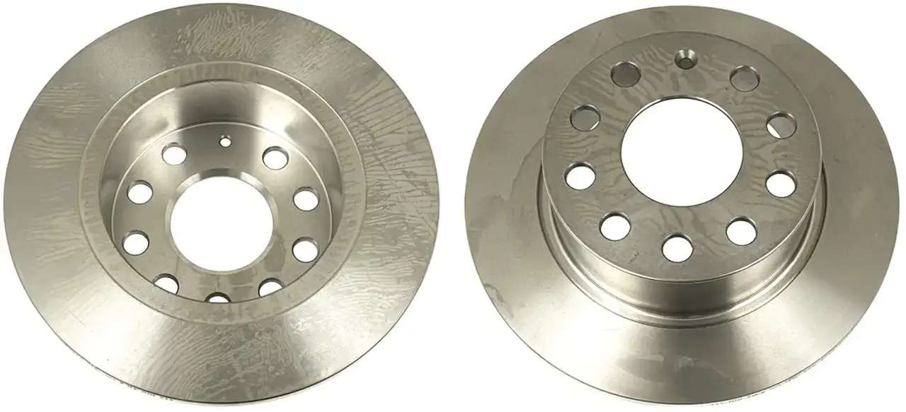 Brake disc Rear axle, set 2 pieces
