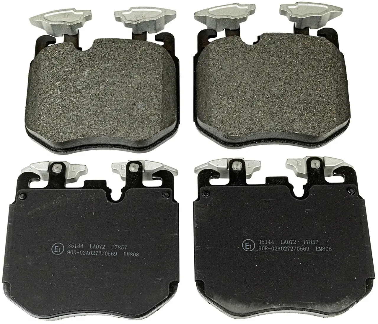 Brake pad set, Front axle