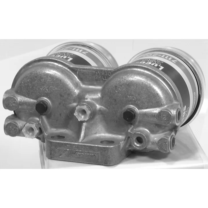 Complete double filter housing, CAV