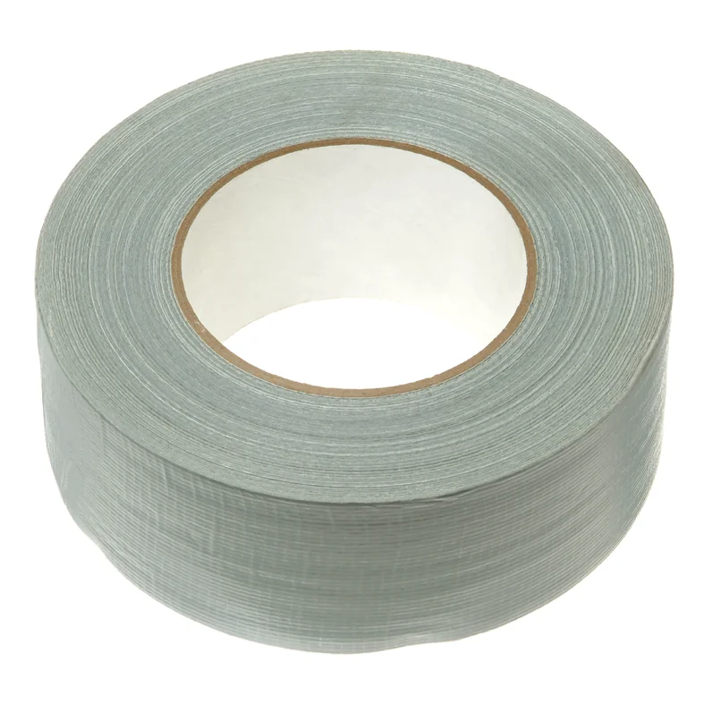 Fabric tape Silver gray 50m x 50mm